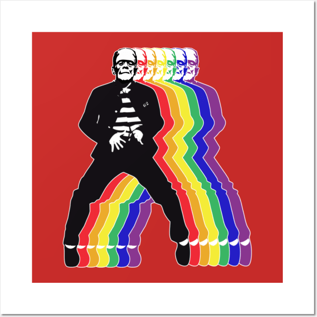 Frankenrainbow Wall Art by EnchantedTikiTees